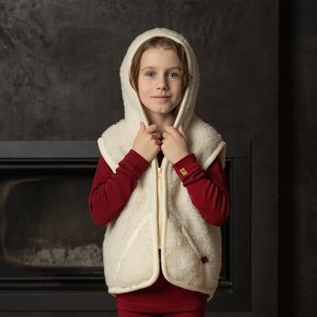 Gilet Polaire Enfant Naturel 1