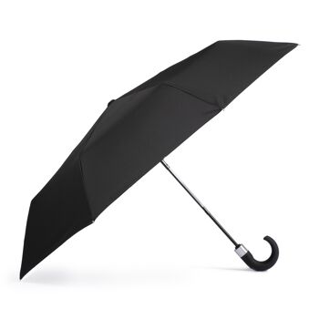 VOGUE - Parapluie pliant Duomatic Poignée courbée noire 2