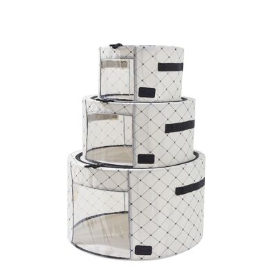 Caja de almacenamiento redonda para el hogar Periea Abby