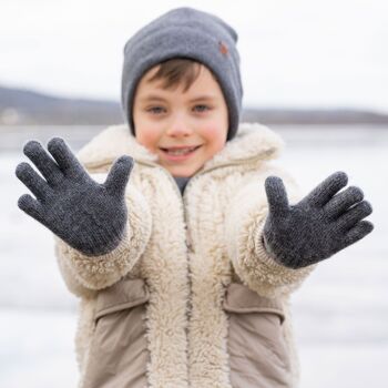 Gants Enfant Tricoté Laine Mérinos & Cachemire 4