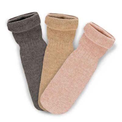 Kindersocken aus Merinowolle und Kaschmir, 3er-Pack