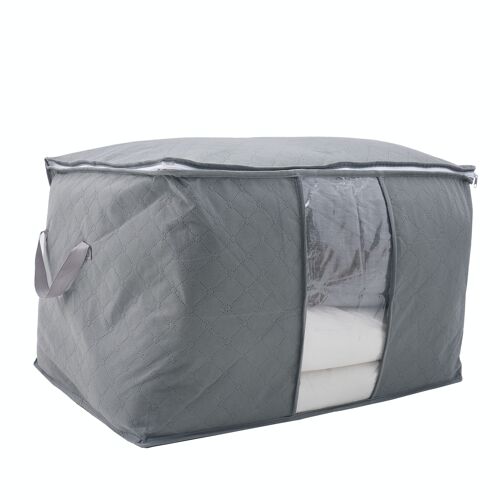 Periea 'Alma' Clothes & Bedding Storage Bags - Grey - 3 Pack