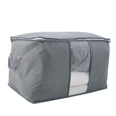 Bolsas de almacenamiento para ropa y ropa de cama Periea 'Alma' - Gris - Paquete de 3