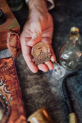 Steampunk Badge League of sérieusement élégant Gentlemen Broche 6