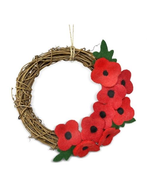 Poppy Wreath Needle Felting Craft Kit