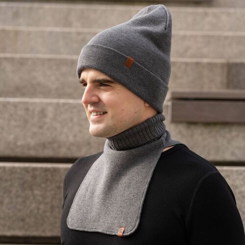 Men's Dickie Neck Warmer Knitted Merino Wool