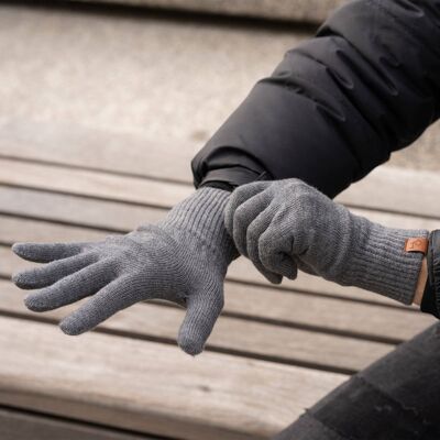 Men's Gloves Knitted Merino Wool