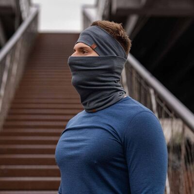 Set fascia e ghetta da uomo Perfect Grey