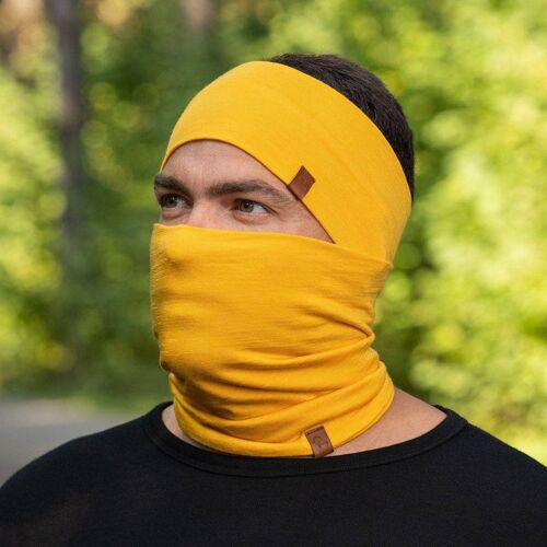 Men's Headband and Gaiter Set Power Mango