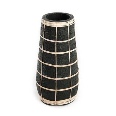 Le Vase Cutie - Noir Naturel - L