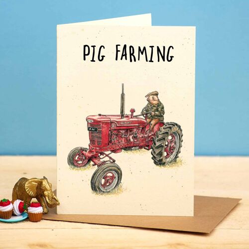Pig Farming Card - Everyday Card