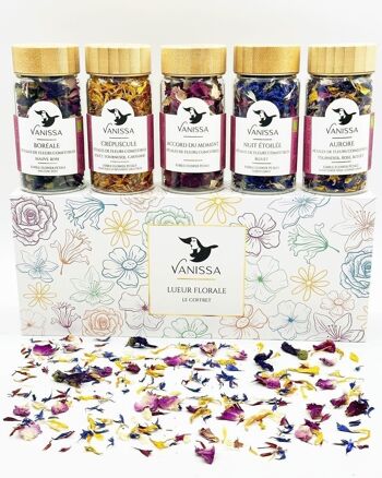 Lueur Florale - Coffret Fleurs Comestibles x4 - Cadeau idéal 3