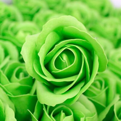 Soap Flowers - Medium - Green Rose