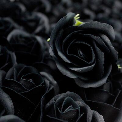 Soap Flowers - Medium - Black Rose