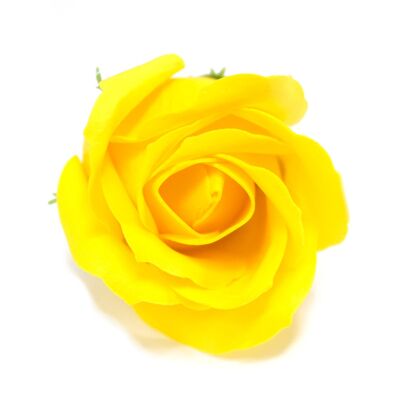 Soap Flowers - Medium - Yellow Rose