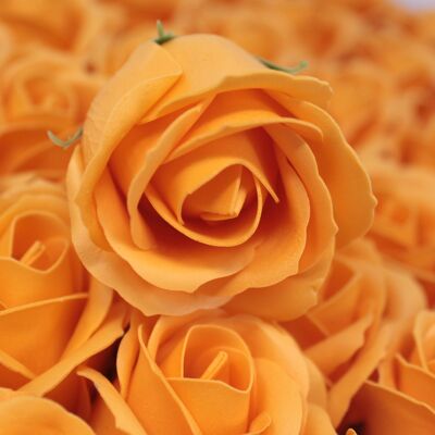 Soap Flowers - Medium - Orange Rose