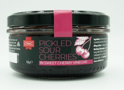 CRAIC Pickled Sour Cherries in Sweet Cherry Vinegar