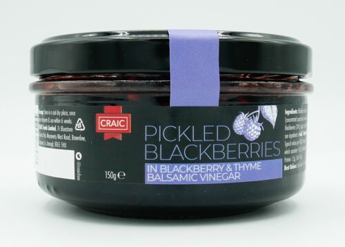 CRAIC Pickled Blackberries in Balsamic & Thyme Vinegar