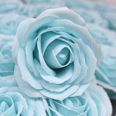 Soap Flowers - Large - Baby Blue Rose