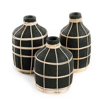 Le Vase Whoopy - Noir Naturel - S 3