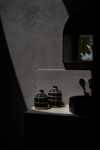Le Vase Whoopy - Noir Naturel - S 6