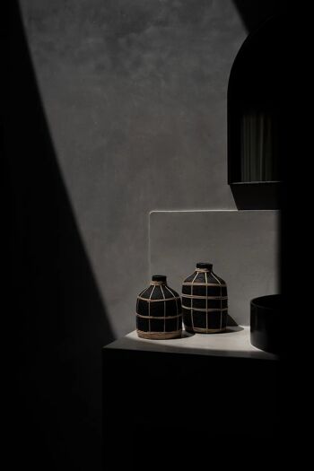 Le Vase Whoopy - Noir Naturel - S 7