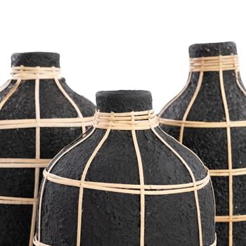 Le Vase Whoopy - Noir Naturel - L 4