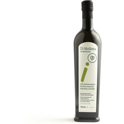 Huile d'olive extra vierge en bouteille "i" Intenso produit 100% italien