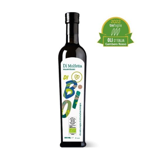Olio extravergine di oliva in bottiglia da 500 ML BIOLOGICO