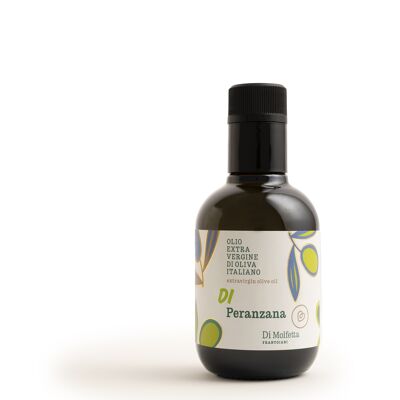Extra virgin olive oil in a 250 ml bottle - MONOVARIETALE PERANZANA - 100% Italian product