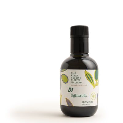 Olio extravergine di oliva in bottiglia da 250 ml MONOVARIETALE OGLIAROLA, 100% prodotto italiano