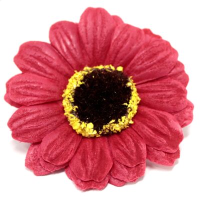 Soap Flowers - Small - Red Sunflower
