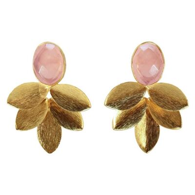 Pink Orsay earrings