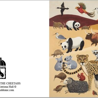Noah's Ark I card and recycled envelope