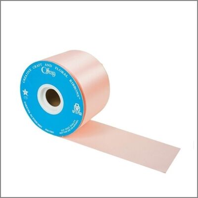 Satin ribbon - 65mm x45m - z-pink