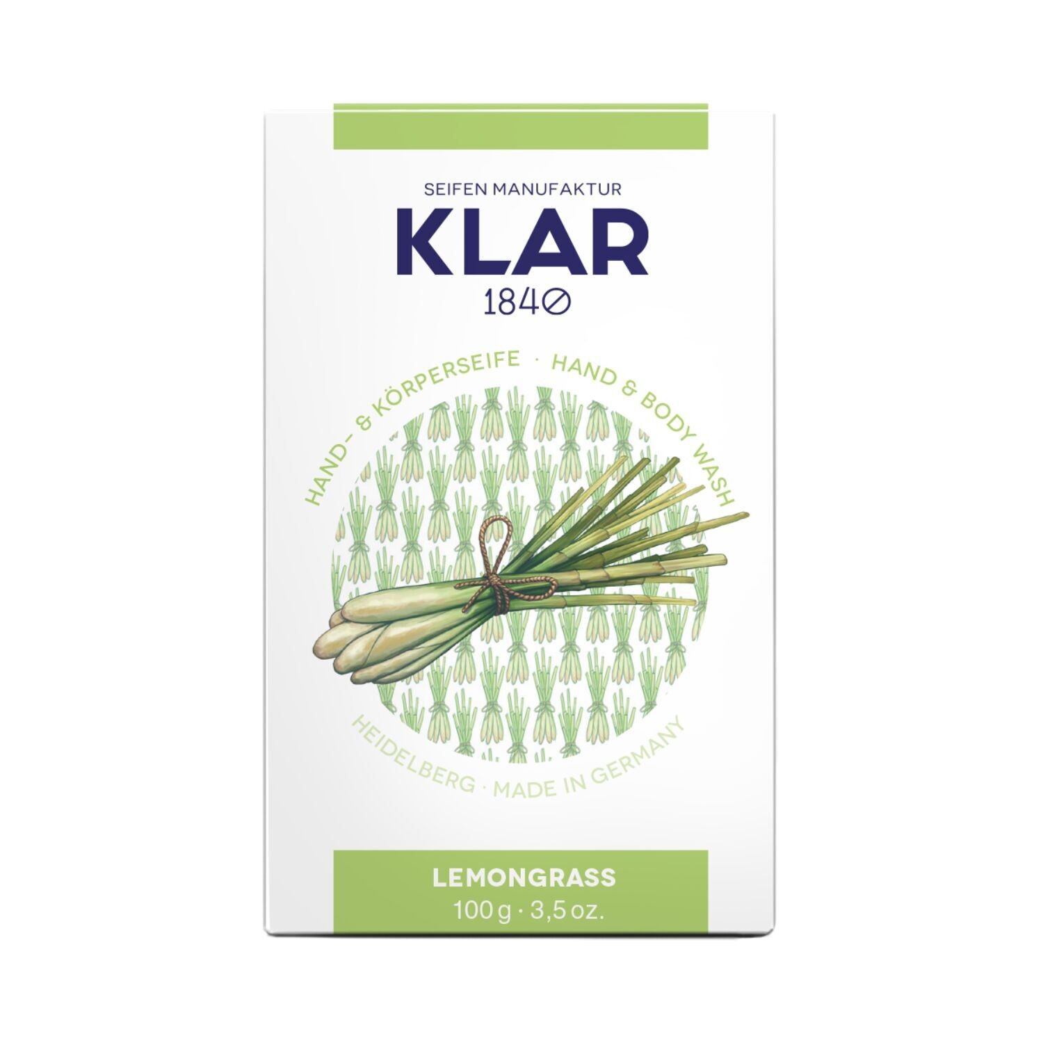 Lemongrassseife 100g, Cosmos zertifiziert (palmölfrei)