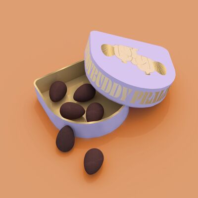 Huevos de chocolate con praliné