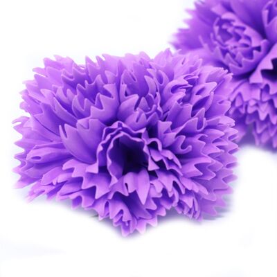 Soap Flowers - Violet Carnation