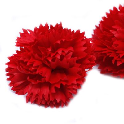 Soap Flowers - Red Carnation