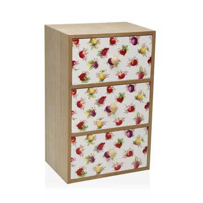 JEWELRY BOX 3 DRAWERS STRAWBERRY 21920167