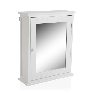 WHITE CABINET WITH MIRROR 21520043
