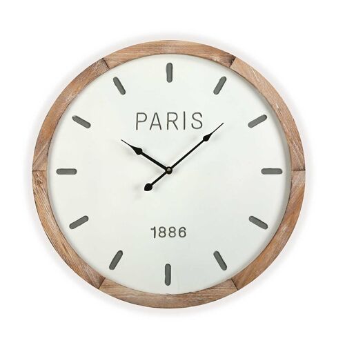 RELOJ DE PARED MADERA 60CM 21110010