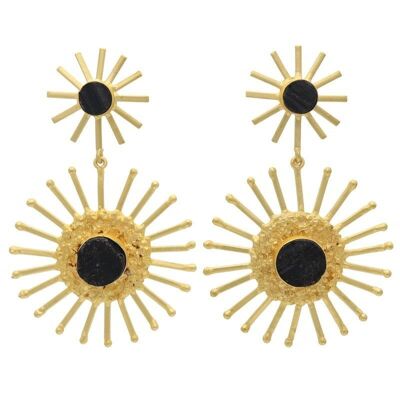 Grimsby earrings black