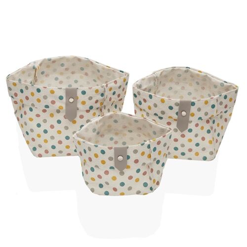 SET 3 CESTAS CUADR. SPRINGDOTS 22000142