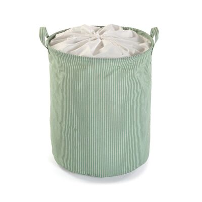LAUNDRY BASKET WITH GREEN LID 22390052