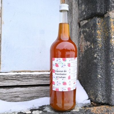 Catering - Saffron raspberry liqueur 1L