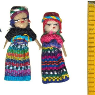 Worry doll, about 5 cm tall