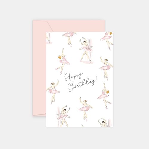 Carte d'Anniversaire - Danseuses