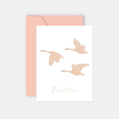 Congratulations Card - Soaring Birth