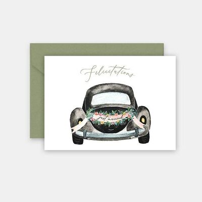 Congratulations card - Just married